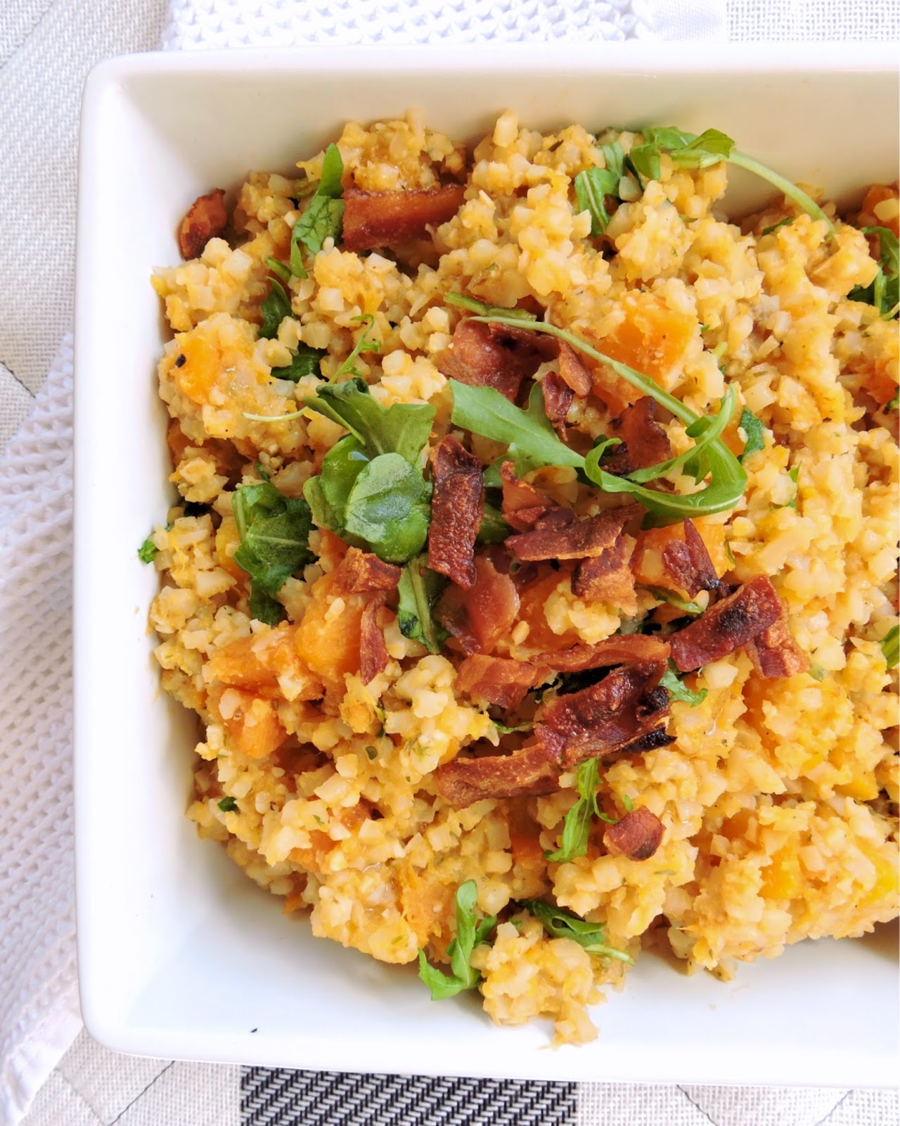 Butternut Squash Cauliflower "Risotto" Just Jessie B