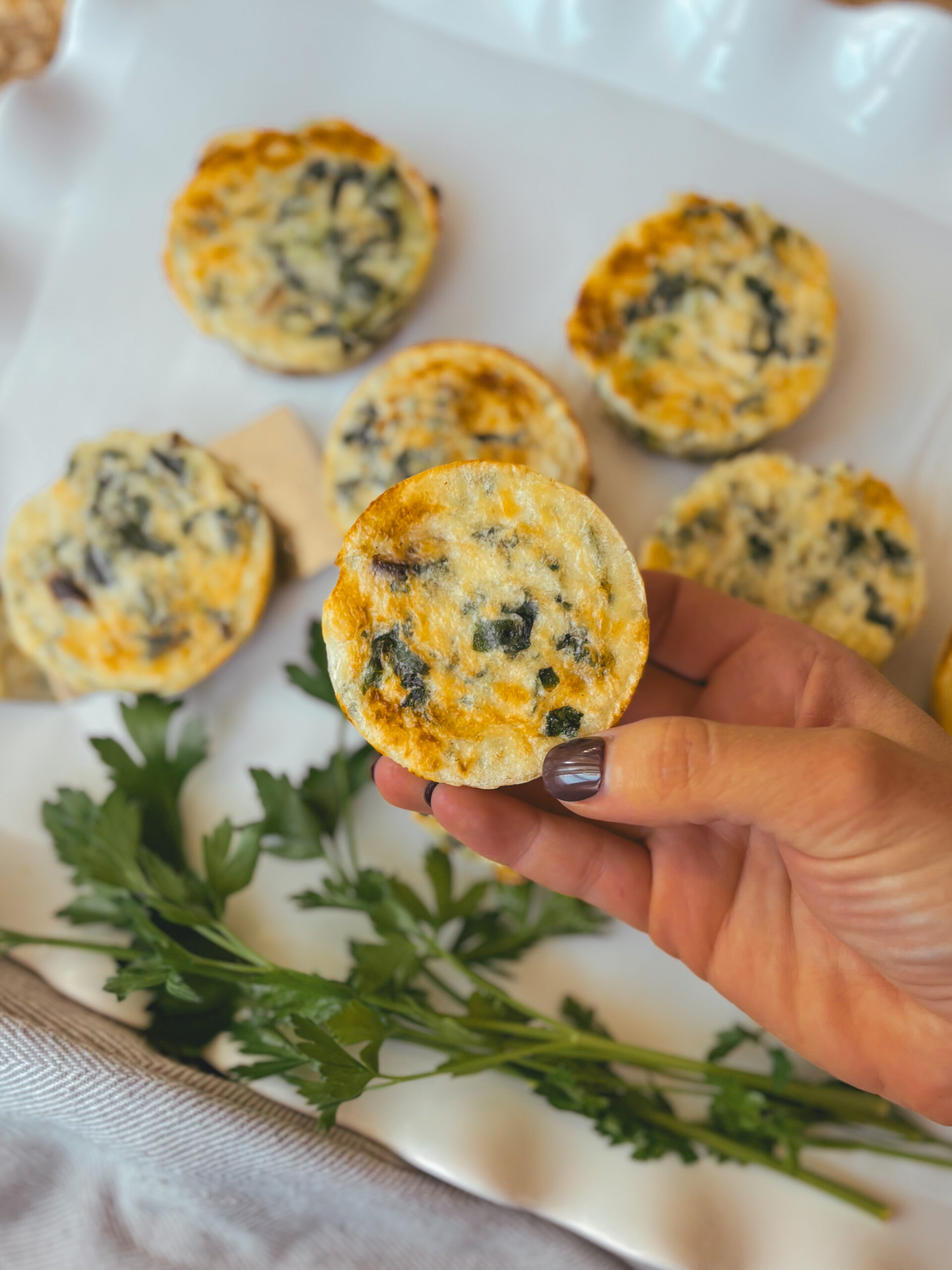 Kale & Mushroom Egg Bites GF Starbucks Copycat Just Jessie B