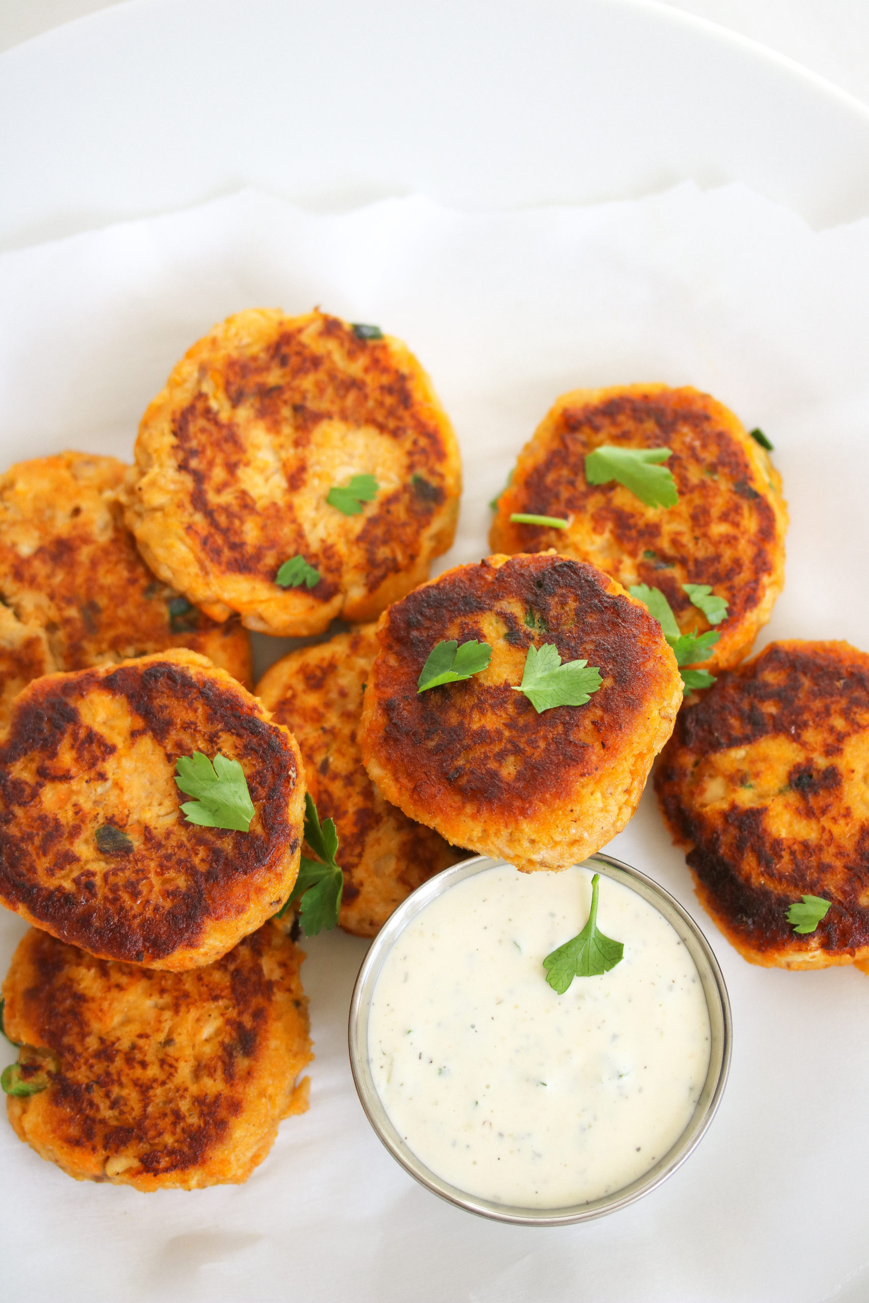 Salmon & Sweet Potato Cakes Just Jessie B